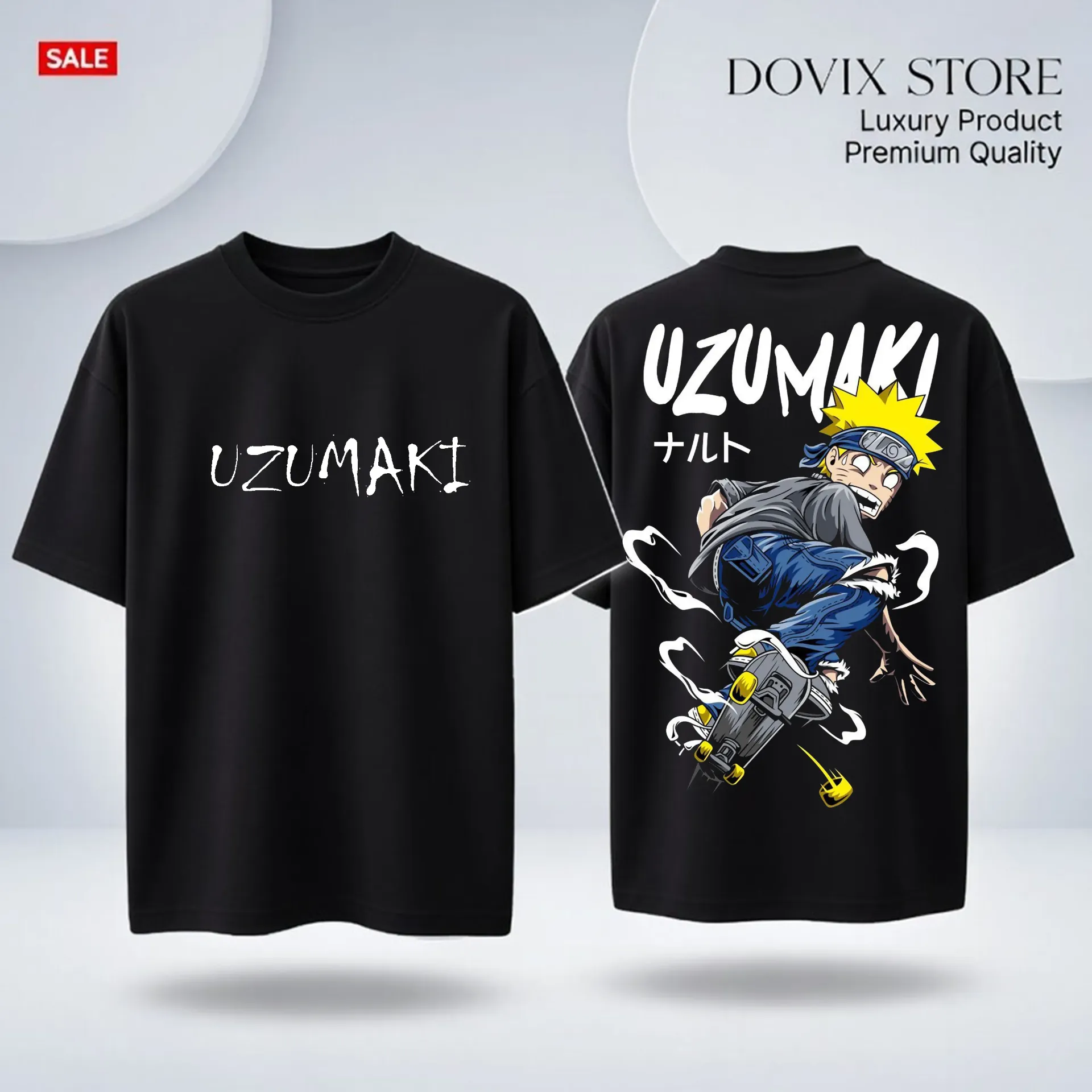 Uzumaki primium drop shoulder (BLuck, 200Gsm, M)
