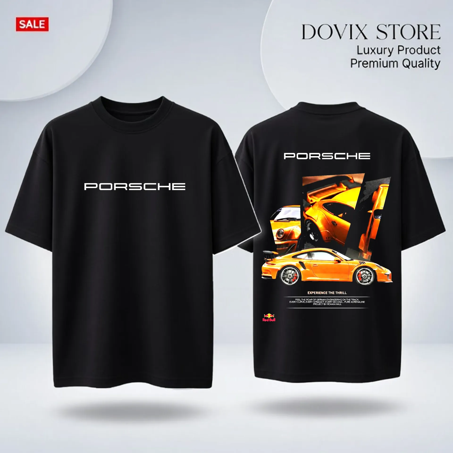 Porsche primium drop shoulder (BLuck, 200Gsm, M)