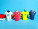 jersey keychain Messi , Ronaldo, Neymar jr