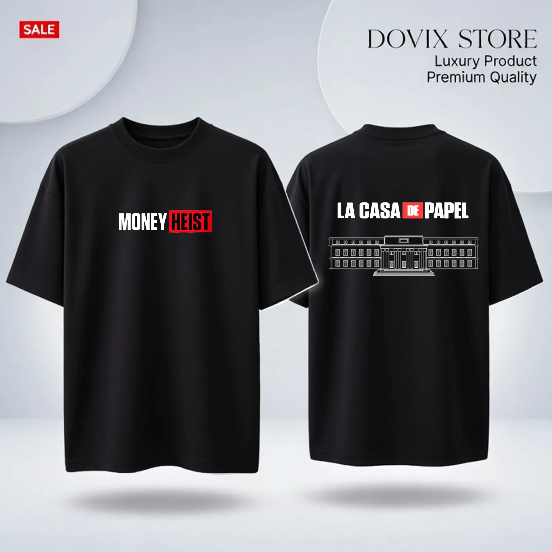 Money heist la casa de papel (BLuck, 200Gsm, M)