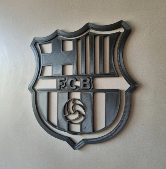 3D প্রিন্টেড ওয়াল আর্ট লোগো – প্রিমিয়াম ফুটবল হোম ডেকর (PSG)