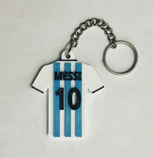 Messi 10 jercy key chain