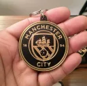 Manchester City Logo Keychain