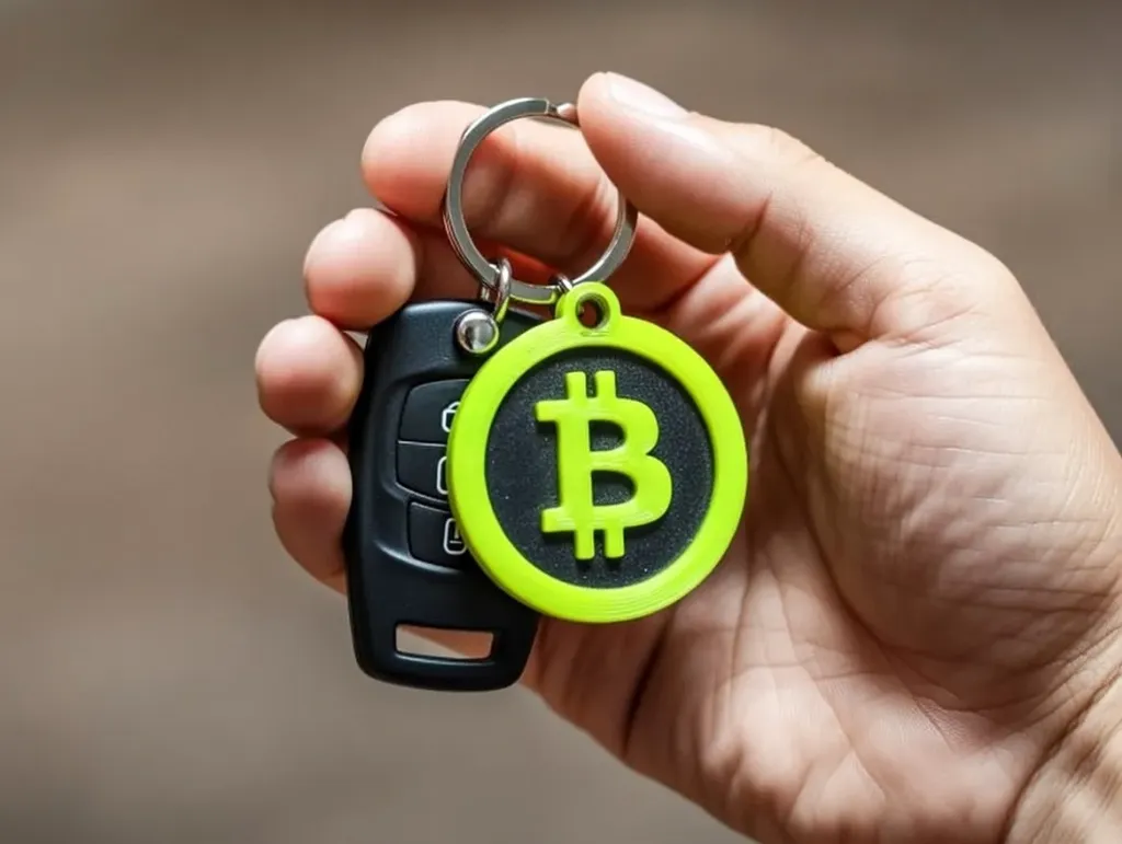 Bitcoin keychain