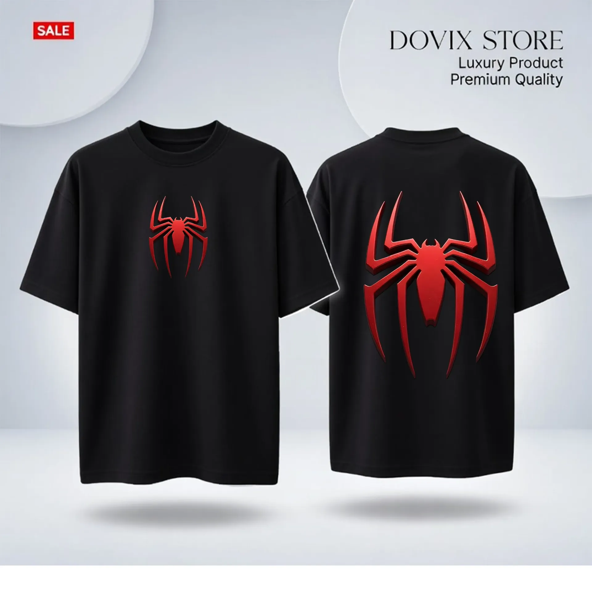 Spider on both side (BLuck, 200Gsm, M)